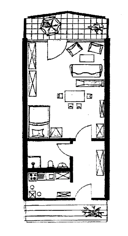 1 Zimmer Wohnung mit 35 m² in Karlsruhe – Bild 2