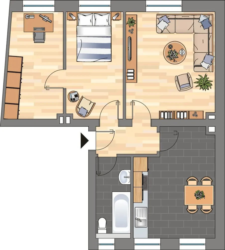 2 Zimmer Wohnung mit 56 m² in Kiel – Bild 11
