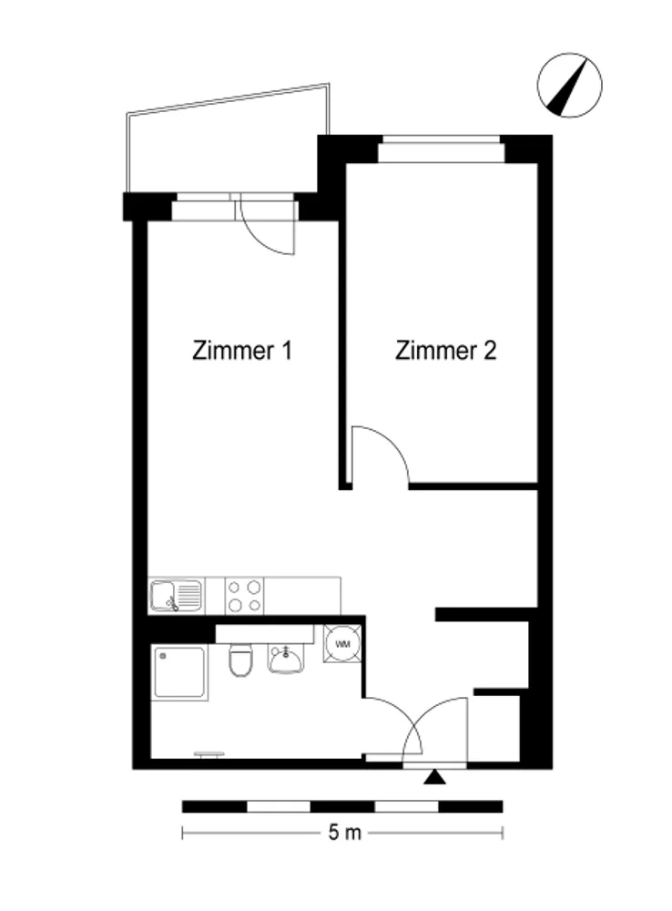 2 Zimmer Wohnung mit 54 m² in Berlin – Bild 7