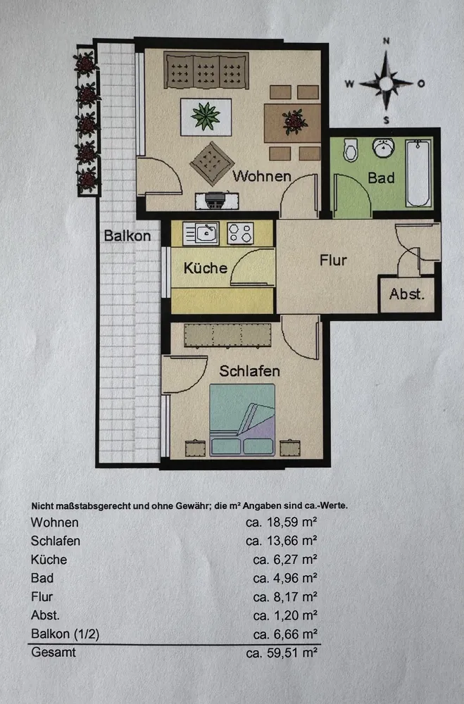 2 Zimmer Wohnung mit 60 m² in München – Bild 8