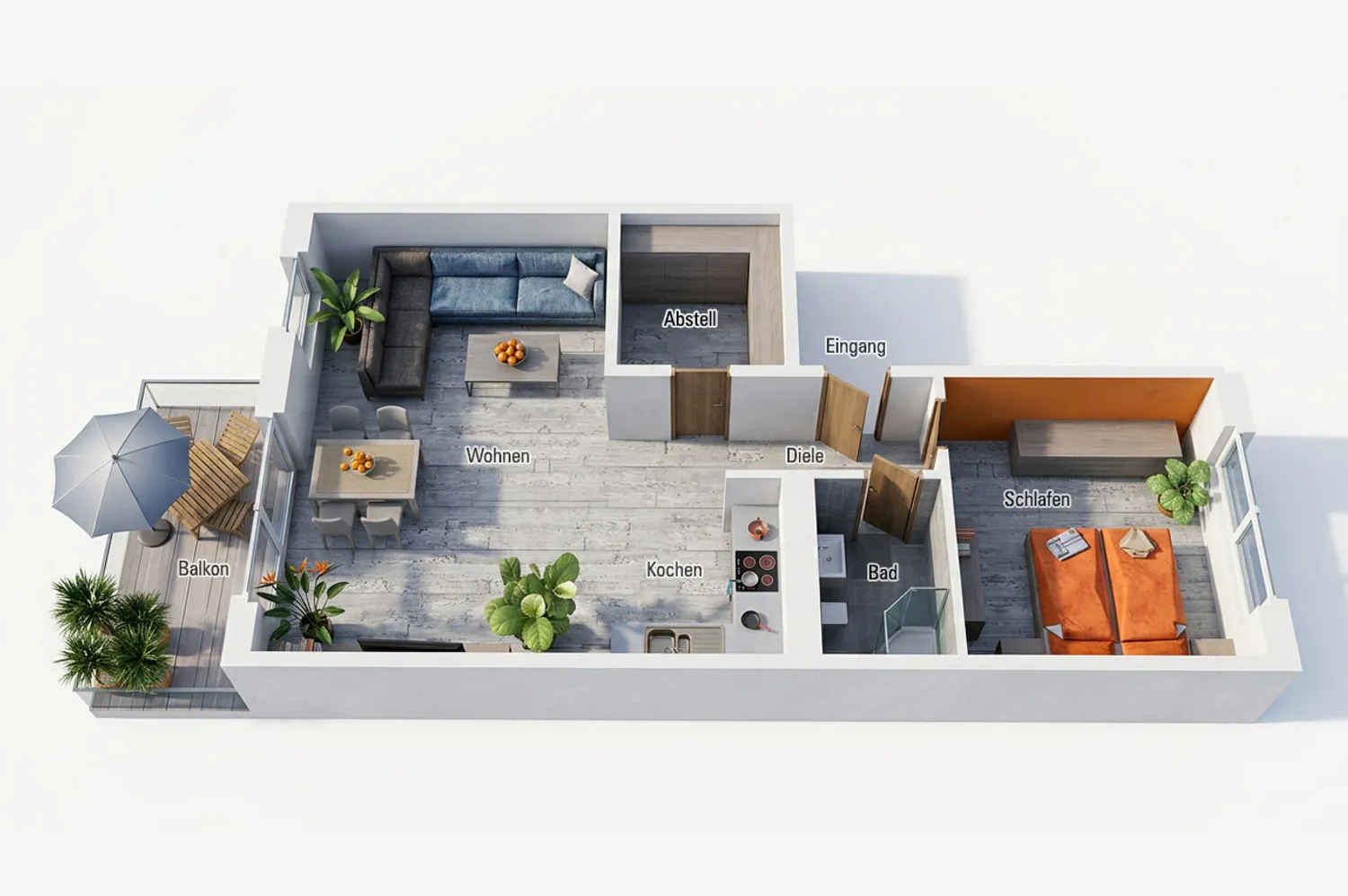 2 room apartment with 57 m² in Chemnitz – Photo 7