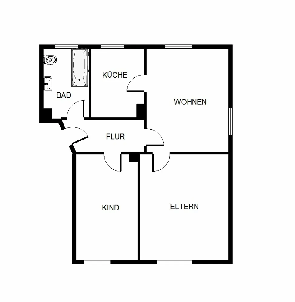 3 room apartment with 54 m² in Gelsenkirchen – Photo 12