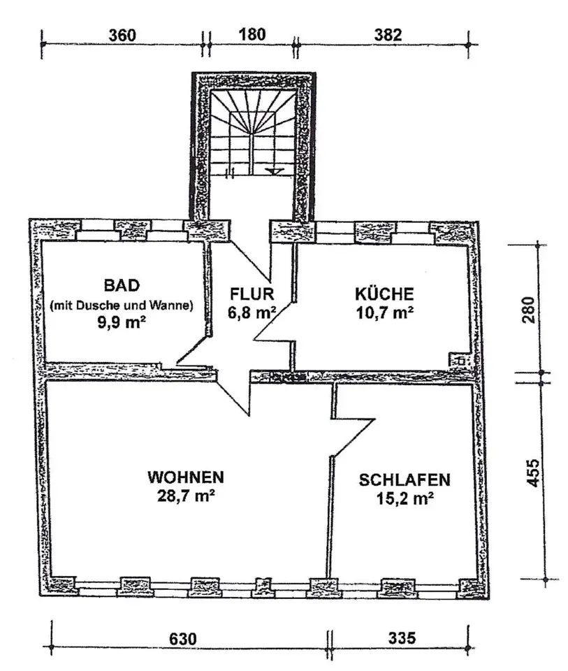 2 Zimmer Wohnung mit 71 m² in Torgau – Bild 5