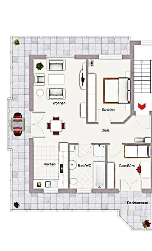 3 Zimmer Wohnung mit 90 m² in Dresden – Bild 2