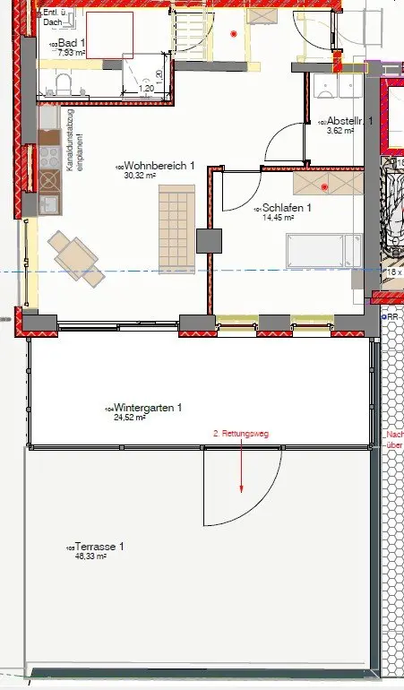 2 Zimmer Wohnung mit 60 m² in Borken – Bild 6