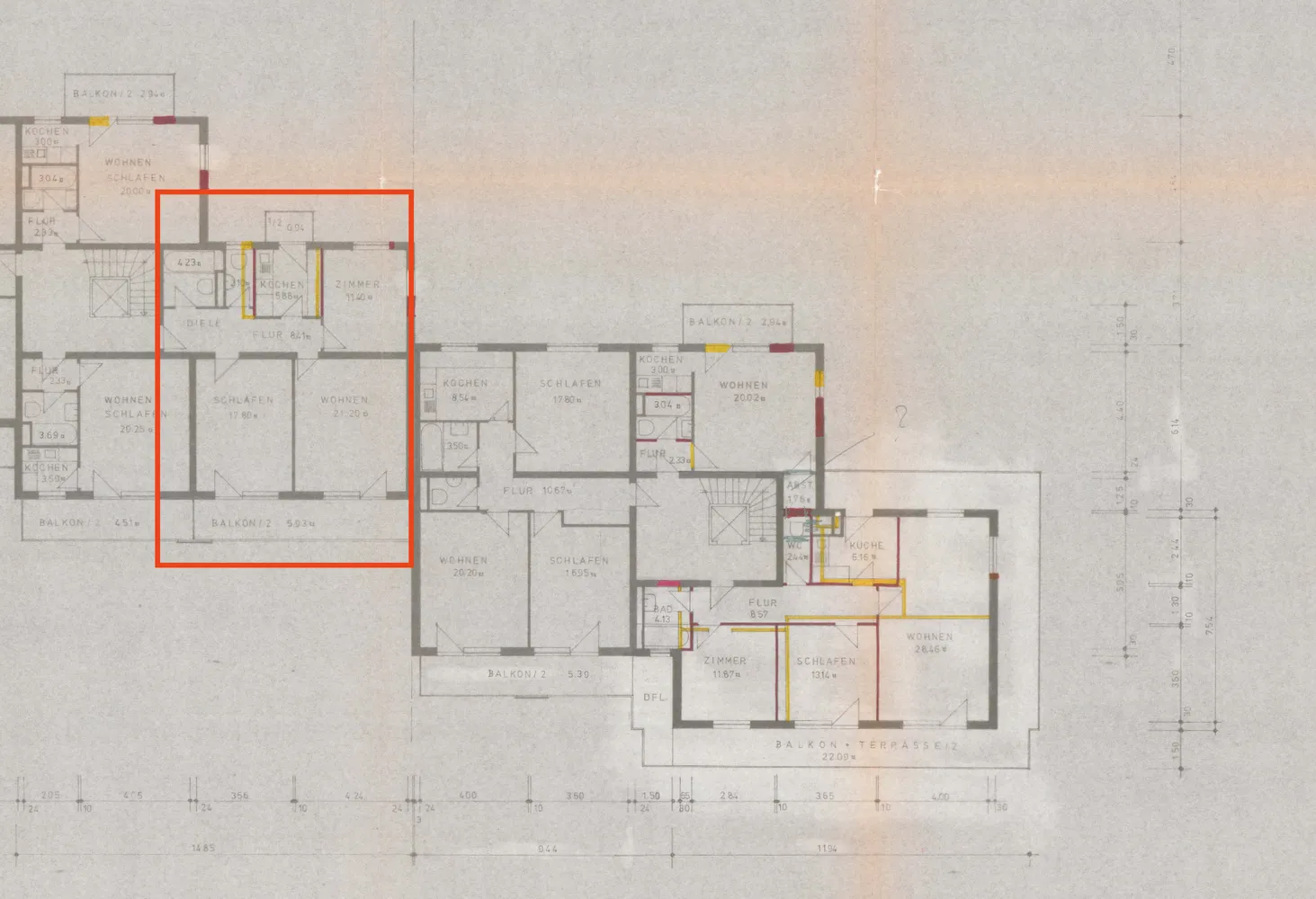 3 Zimmer Wohnung mit 78 m² in Karlsruhe – Bild 2
