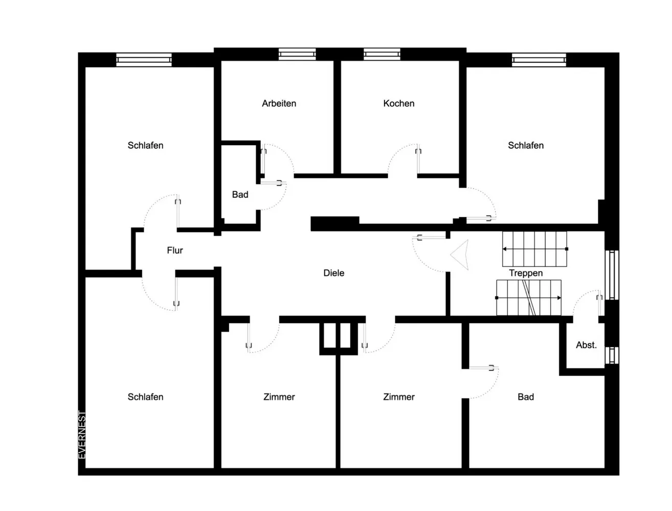6 Zimmer Wohnung mit 133 m² in Dortmund – Bild 11