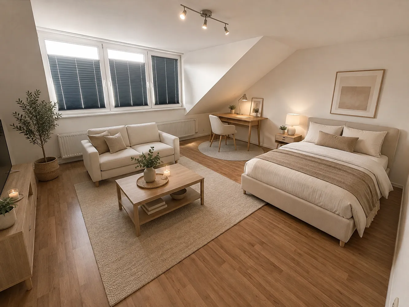 1 room apartment with 48 m² in Erfurt – Photo 1