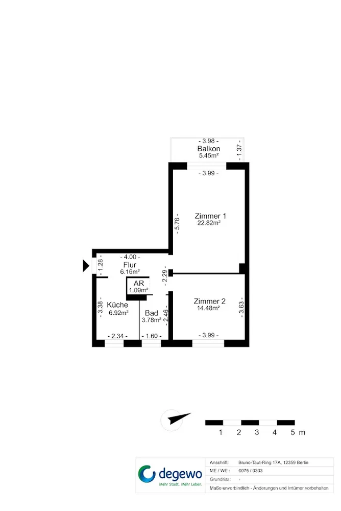 2 Zimmer Wohnung mit 57 m² in Berlin – Bild 11