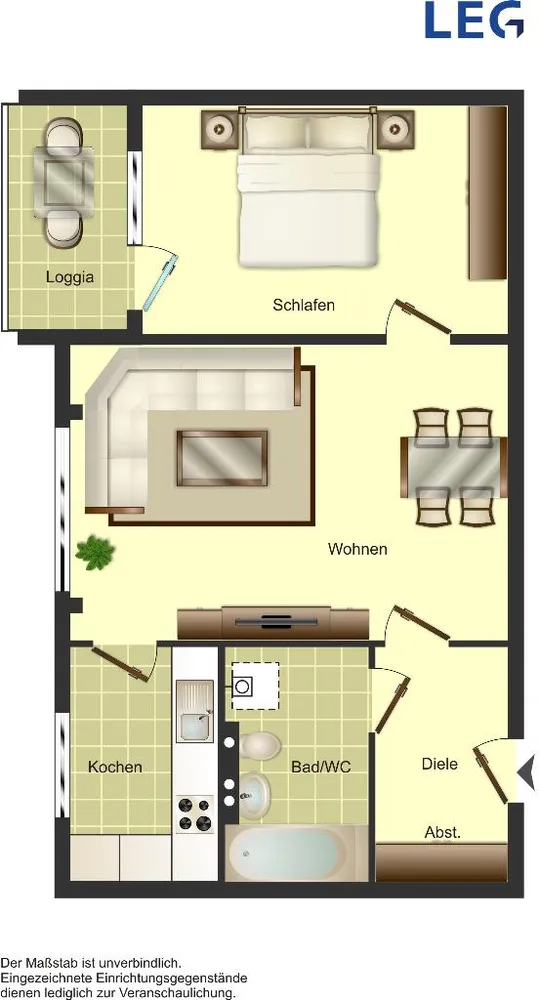 2 Zimmer Wohnung mit 57 m² in Solingen – Bild 6