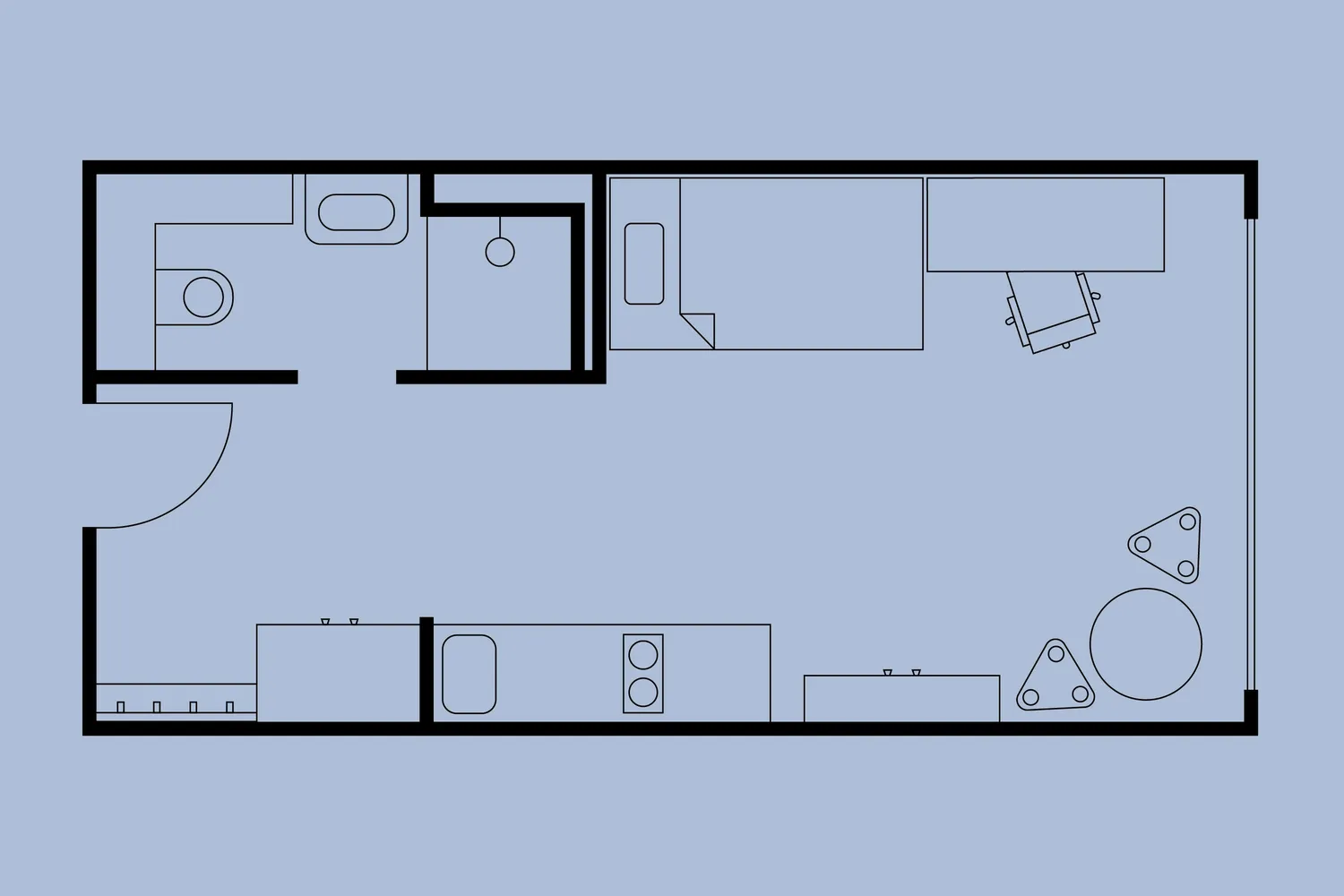 1 Zimmer Wohnung mit 23 m² in Frankfurt am Main – Bild 8