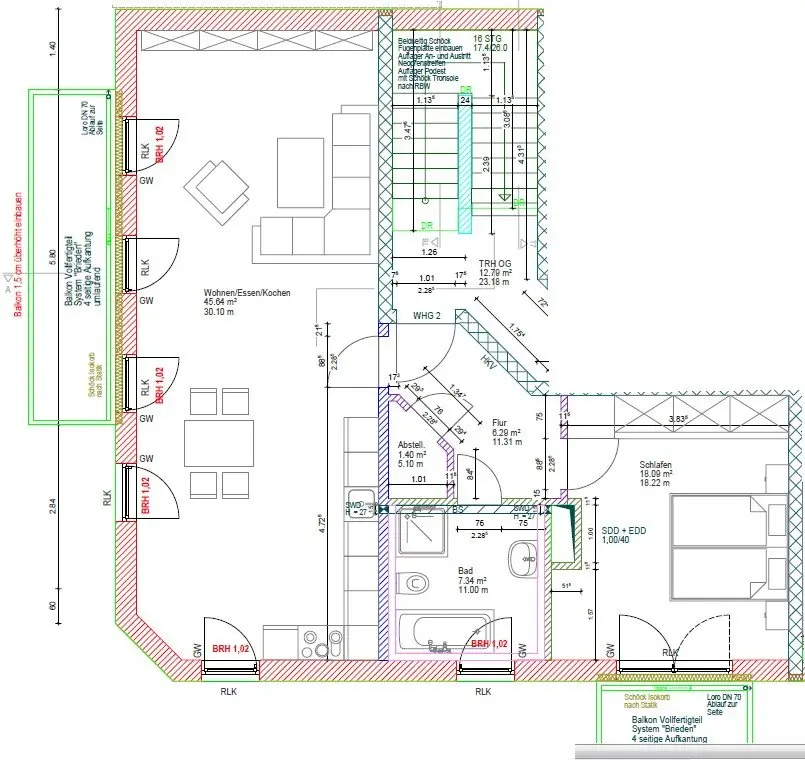 2 Zimmer Wohnung mit 75 m² in Rosenheim – Bild 5