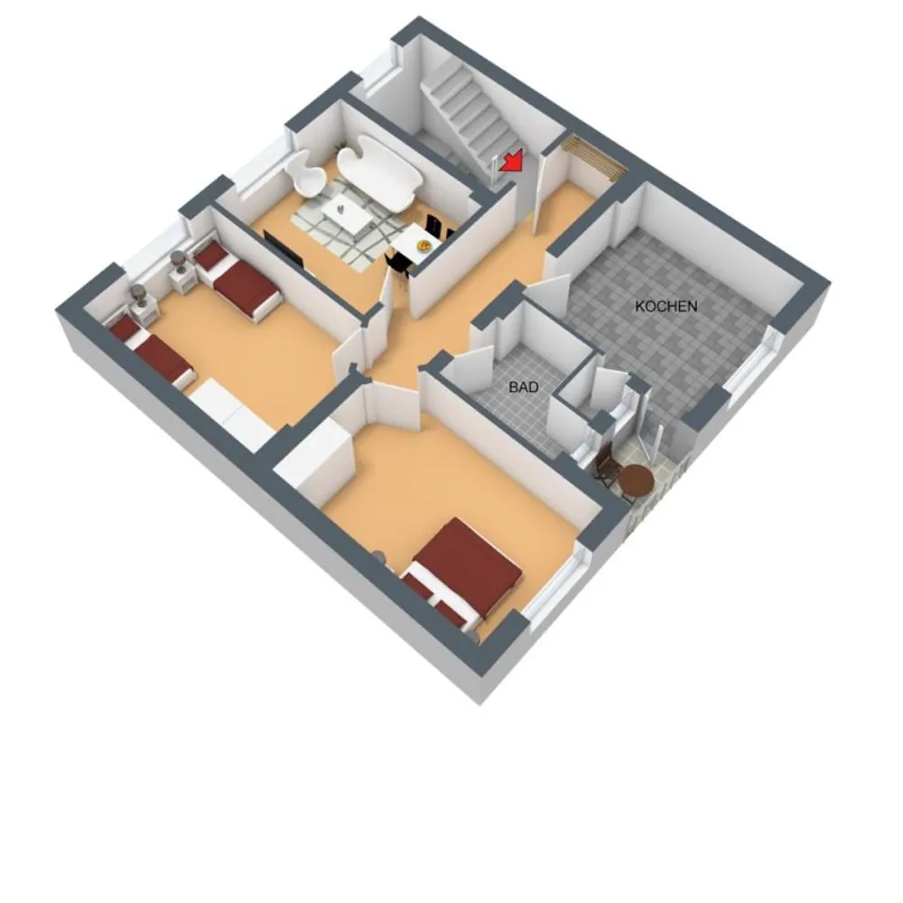 3 Zimmer Wohnung mit 85 m² in Wuppertal – Bild 2