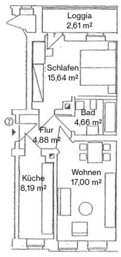 2 Zimmer Wohnung mit 53 m² in Leipzig – Bild 5