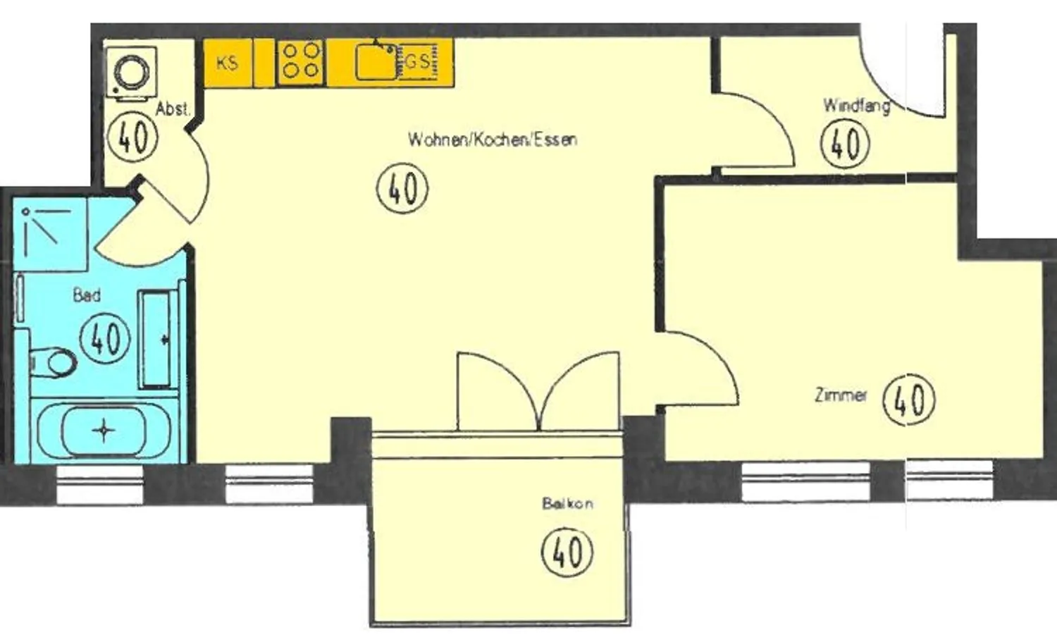 2 Zimmer Wohnung mit 58 m² in Chemnitz – Bild 9