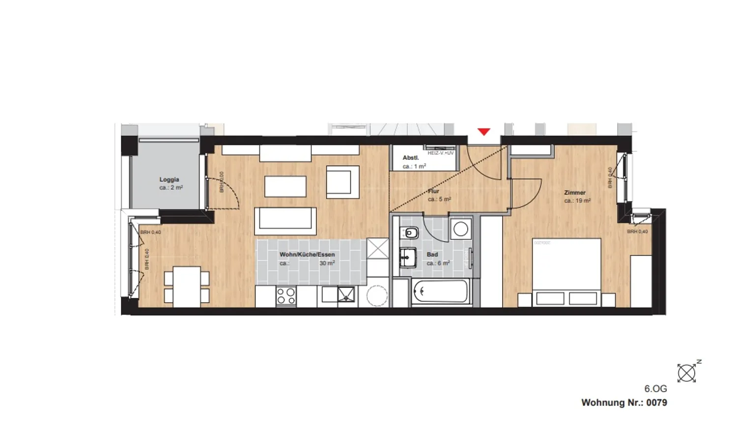2 Zimmer Wohnung mit 62 m² in Hamburg – Bild 8