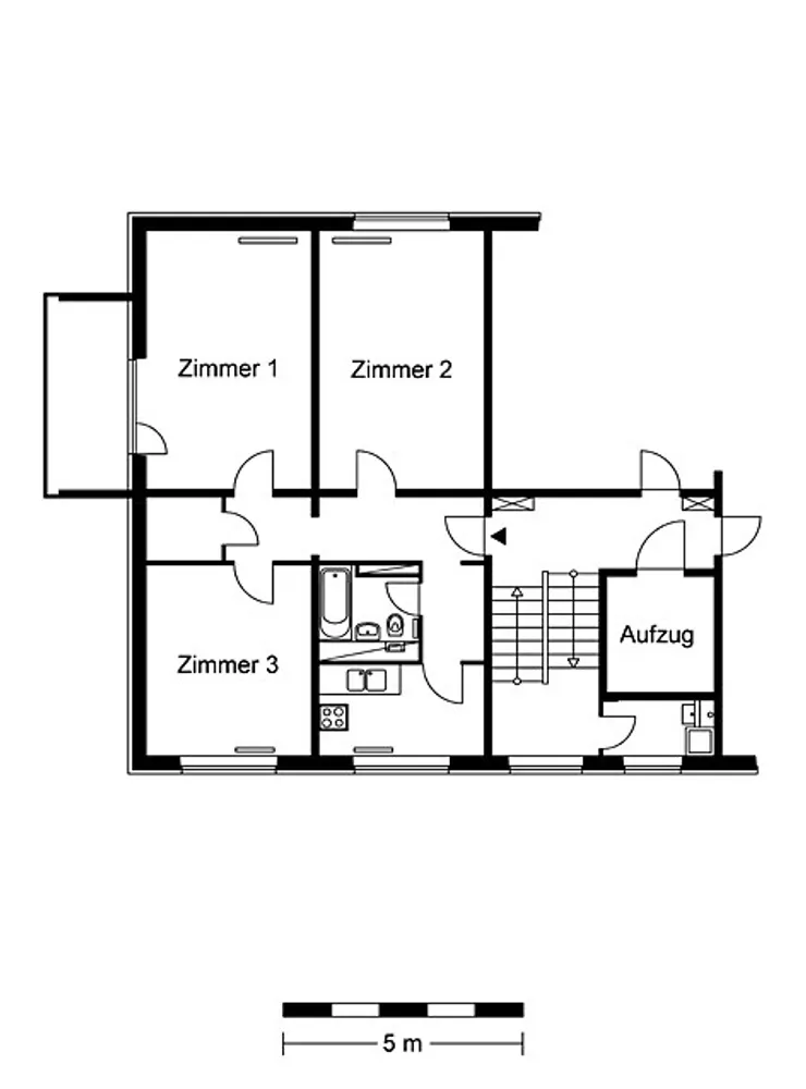 3 Zimmer Wohnung mit 73 m² in Berlin – Bild 2