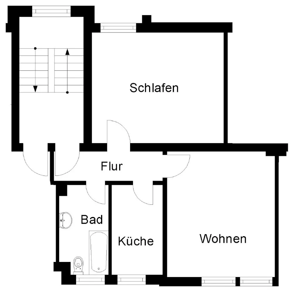 2 Zimmer Wohnung mit 59 m² in Wuppertal – Bild 2
