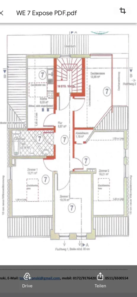 3 Zimmer Wohnung mit 70 m² in Hannover – Bild 9