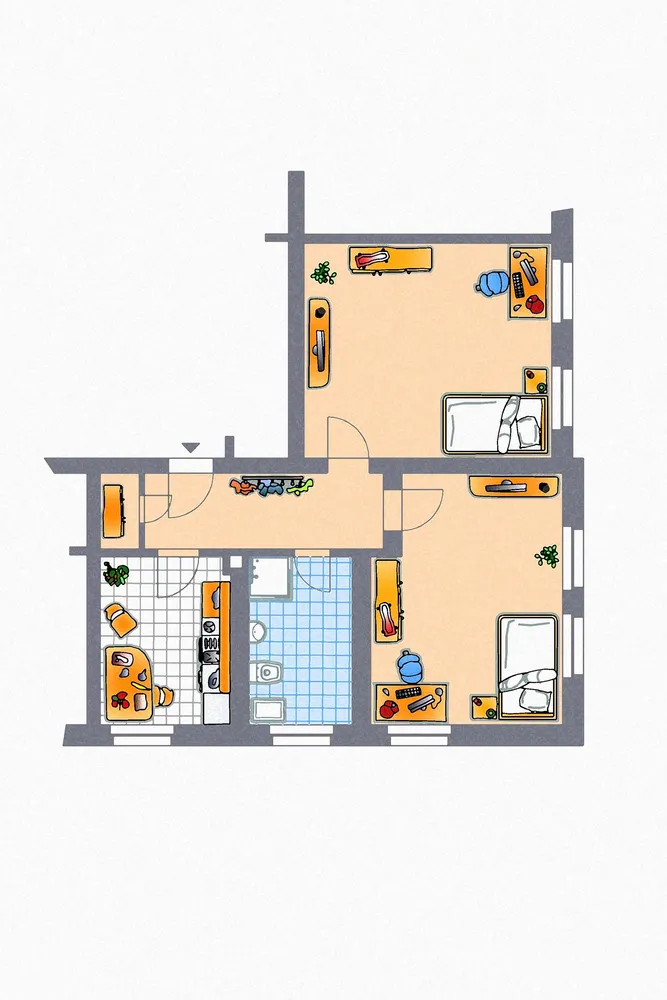 2 Zimmer Wohnung mit 52 m² in Chemnitz – Bild 4