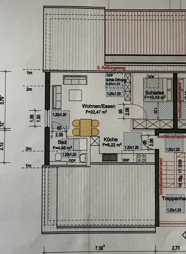 2 Zimmer Wohnung mit 47 m² in Dortmund – Bild 3