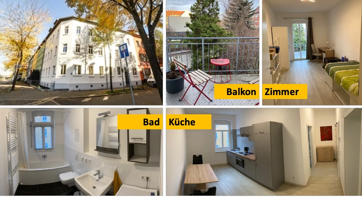 2 room apartment with 37 m² in Erfurt – Photo 1