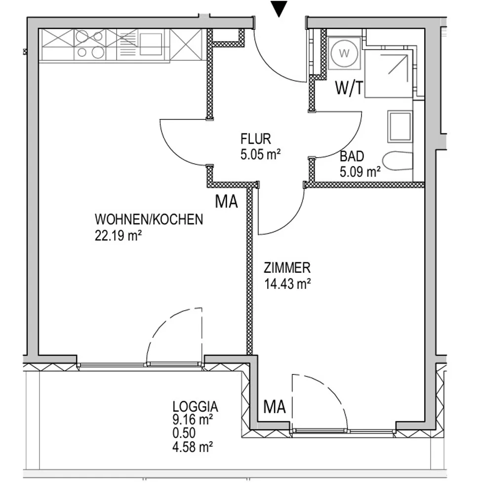 2 Zimmer Wohnung mit 51 m² in Mainz – Bild 10