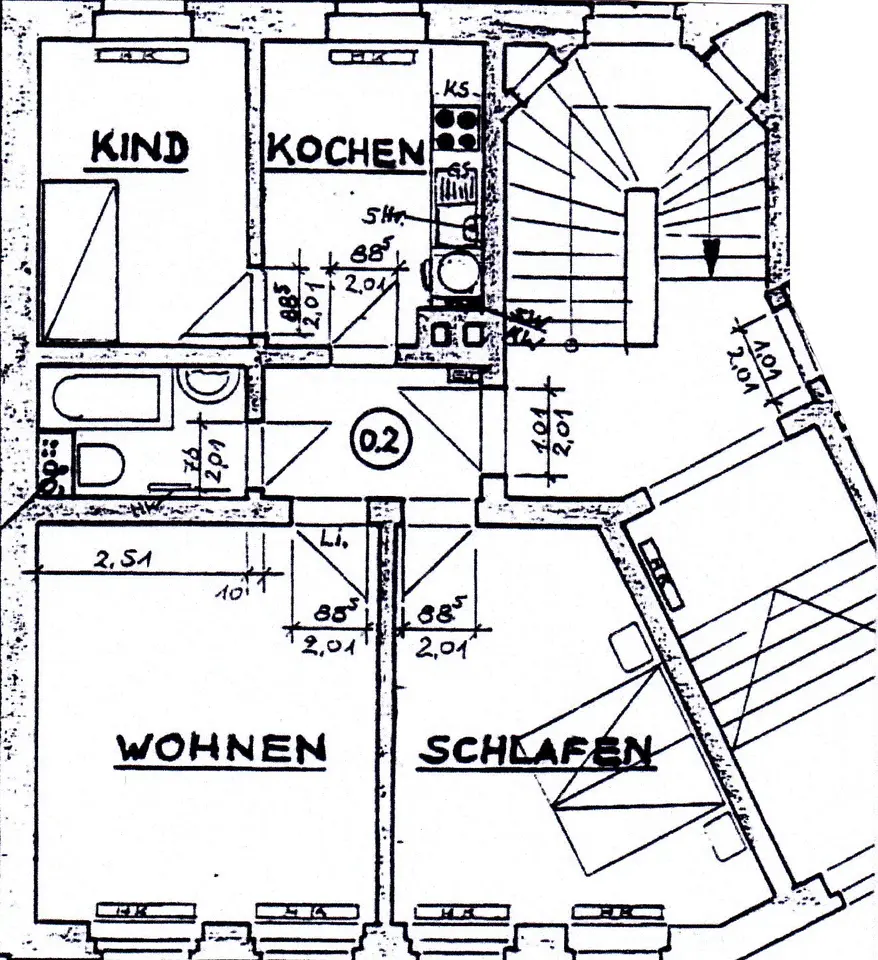 3 Zimmer Wohnung mit 58 m² in Plauen – Bild 10