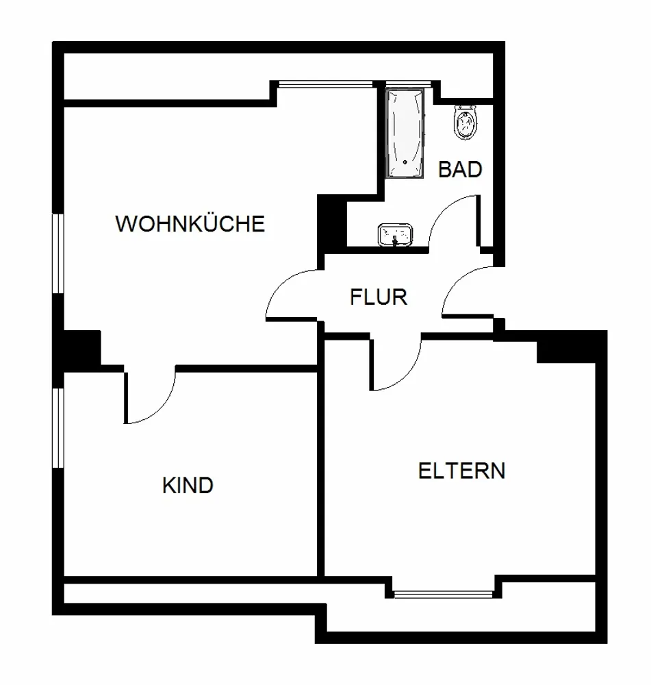 2 Zimmer Wohnung mit 46 m² in Gelsenkirchen – Bild 9