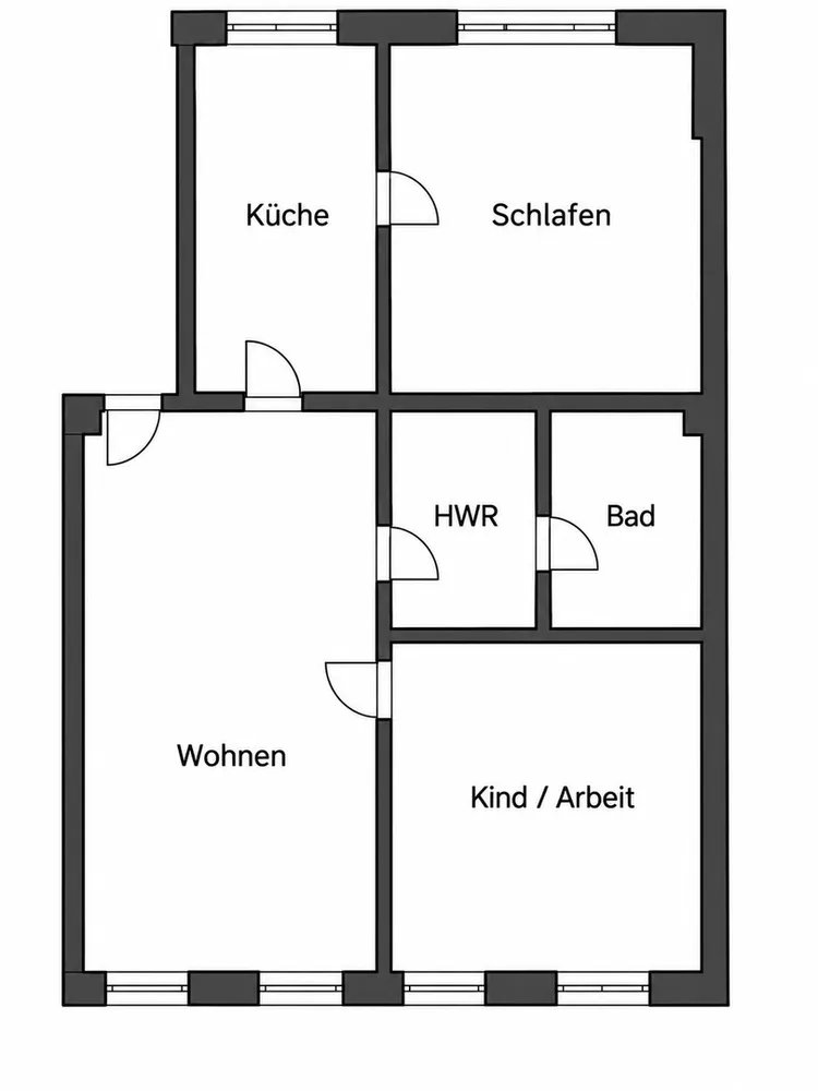 3 Zimmer Wohnung mit 68 m² in Hof – Bild 7