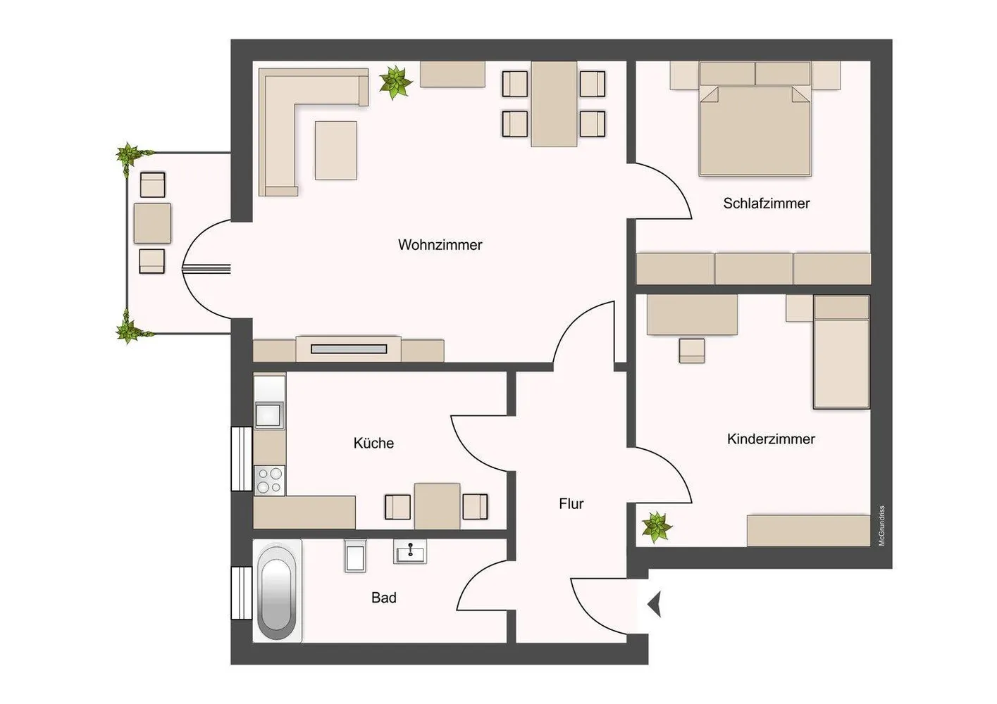 3 room apartment with 65 m² in Chemnitz – Photo 7