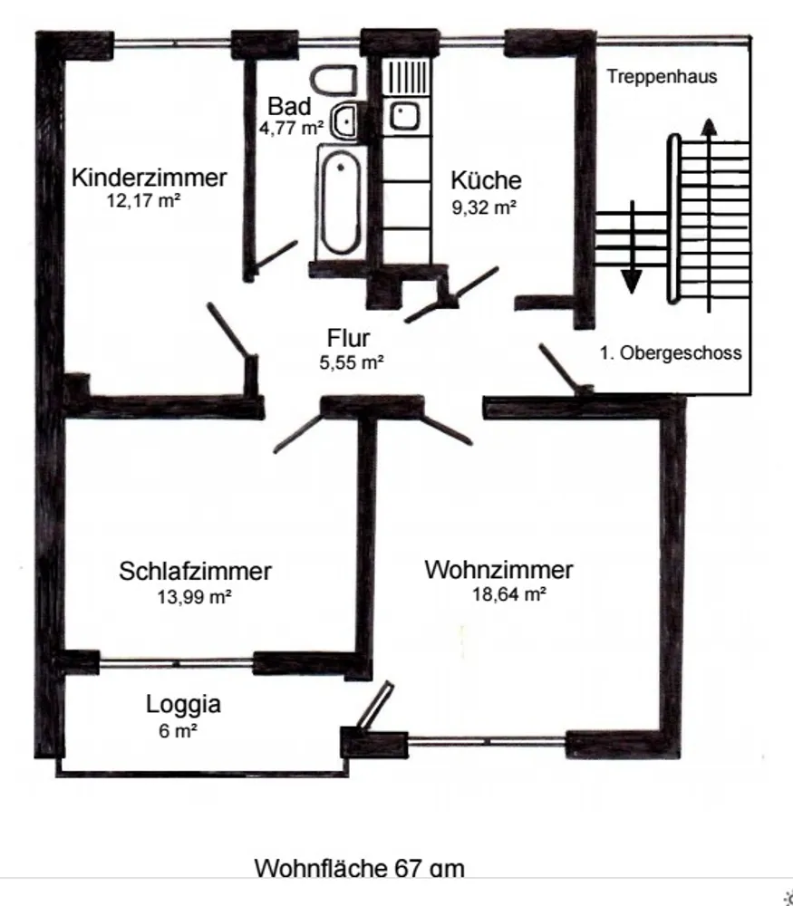 4 Zimmer Wohnung mit 67 m² in Gelsenkirchen – Bild 12
