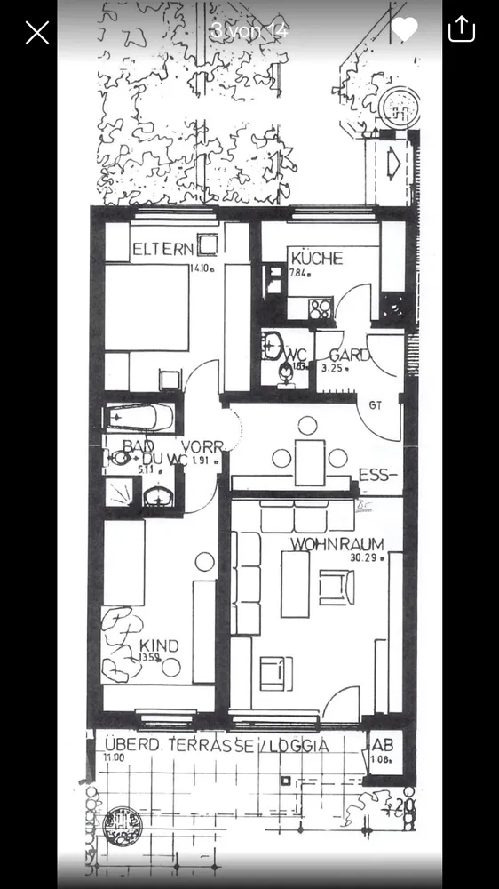 3 Zimmer Wohnung mit 78 m² in Stuttgart – Bild 4