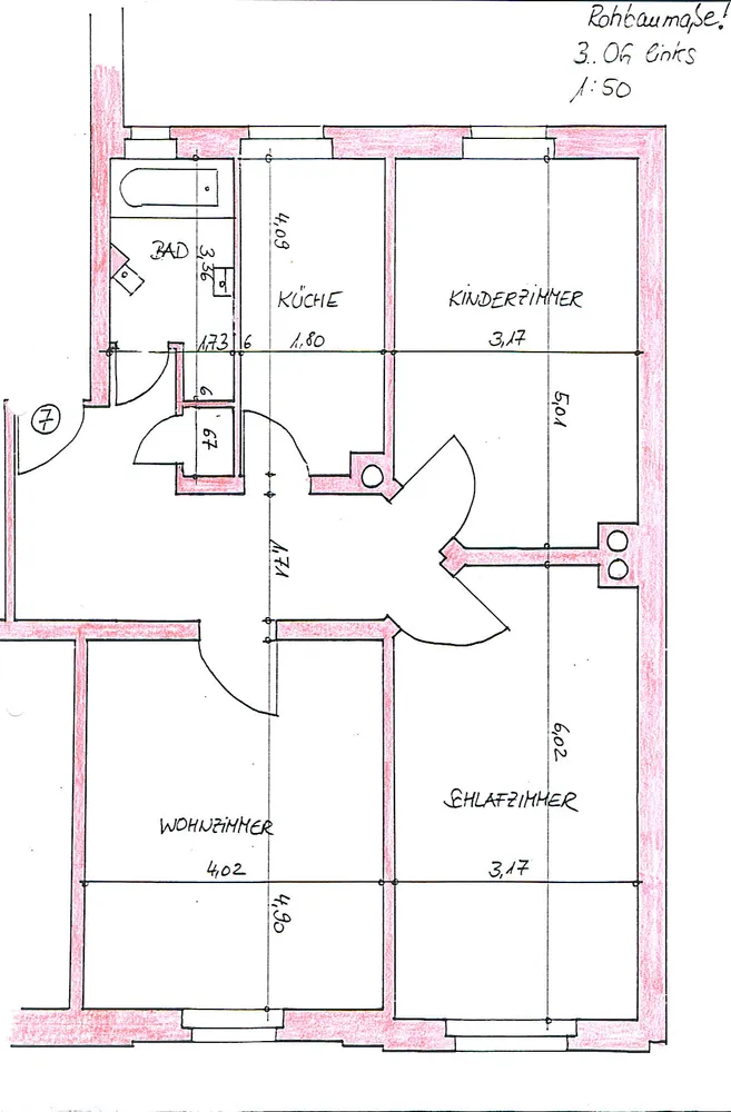 3 Zimmer Wohnung mit 80 m² in Offenbach am Main – Bild 3