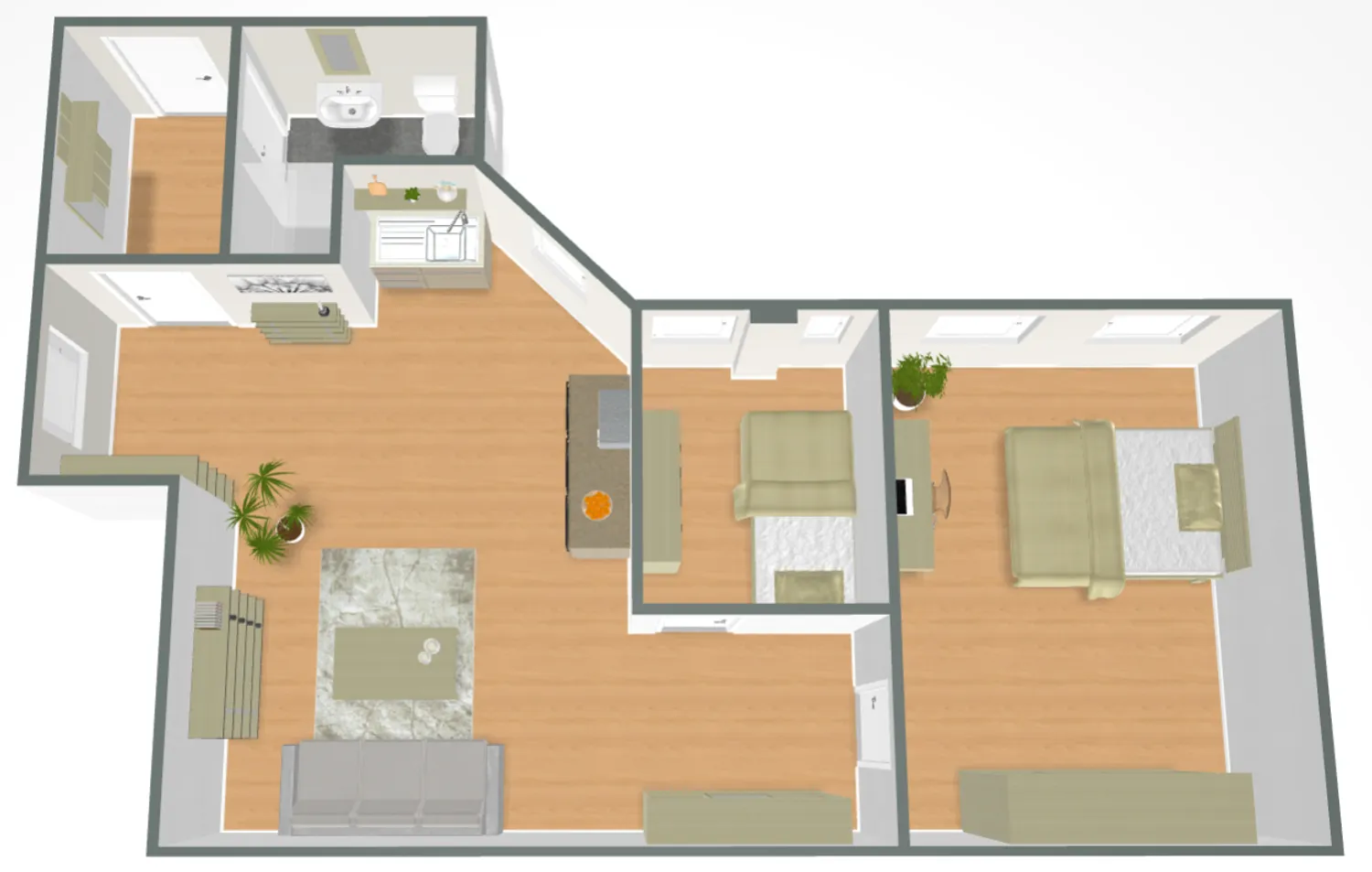 3 Zimmer Wohnung mit 59 m² in Halle (Saale) – Bild 5