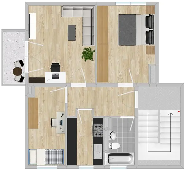 3 Zimmer Wohnung mit 61 m² in Riesa – Bild 6