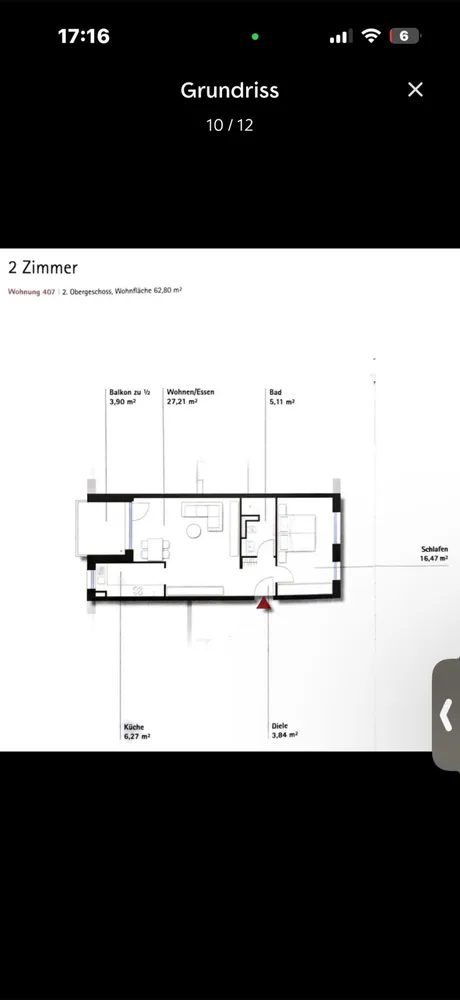 2 Zimmer Wohnung mit 63 m² in Fellbach – Bild 4