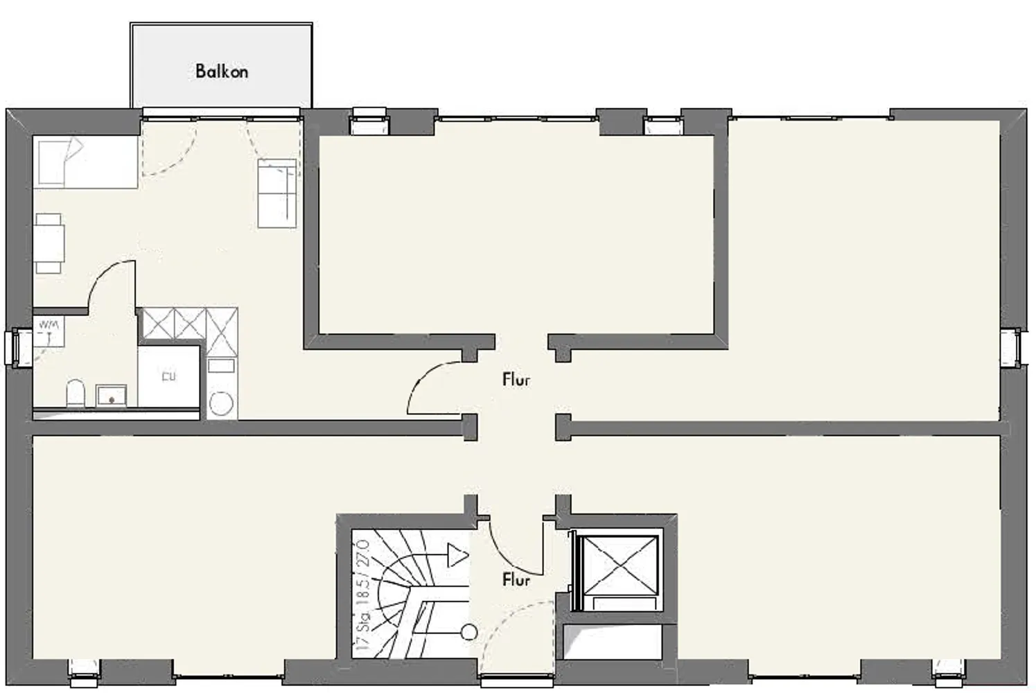 1 Zimmer Wohnung mit 35 m² in Münster – Bild 7