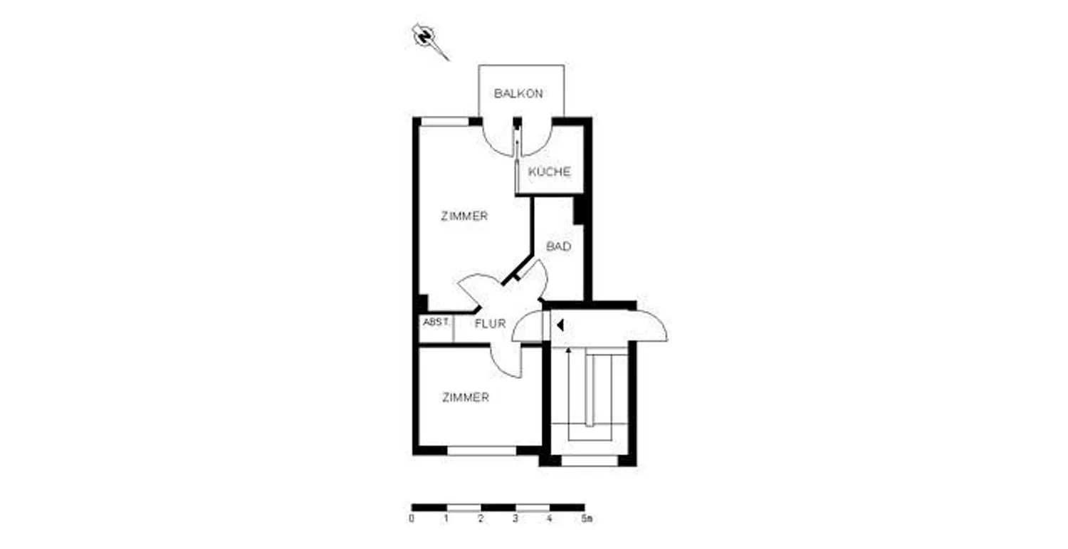 2 room apartment with 39 m² in Bremen – Photo 2