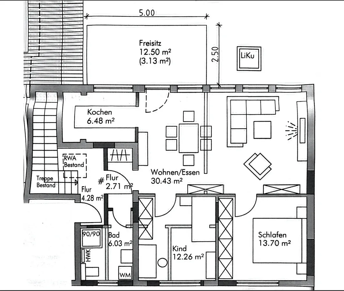 3 room apartment with 73 m² in Rodgau – Photo 6