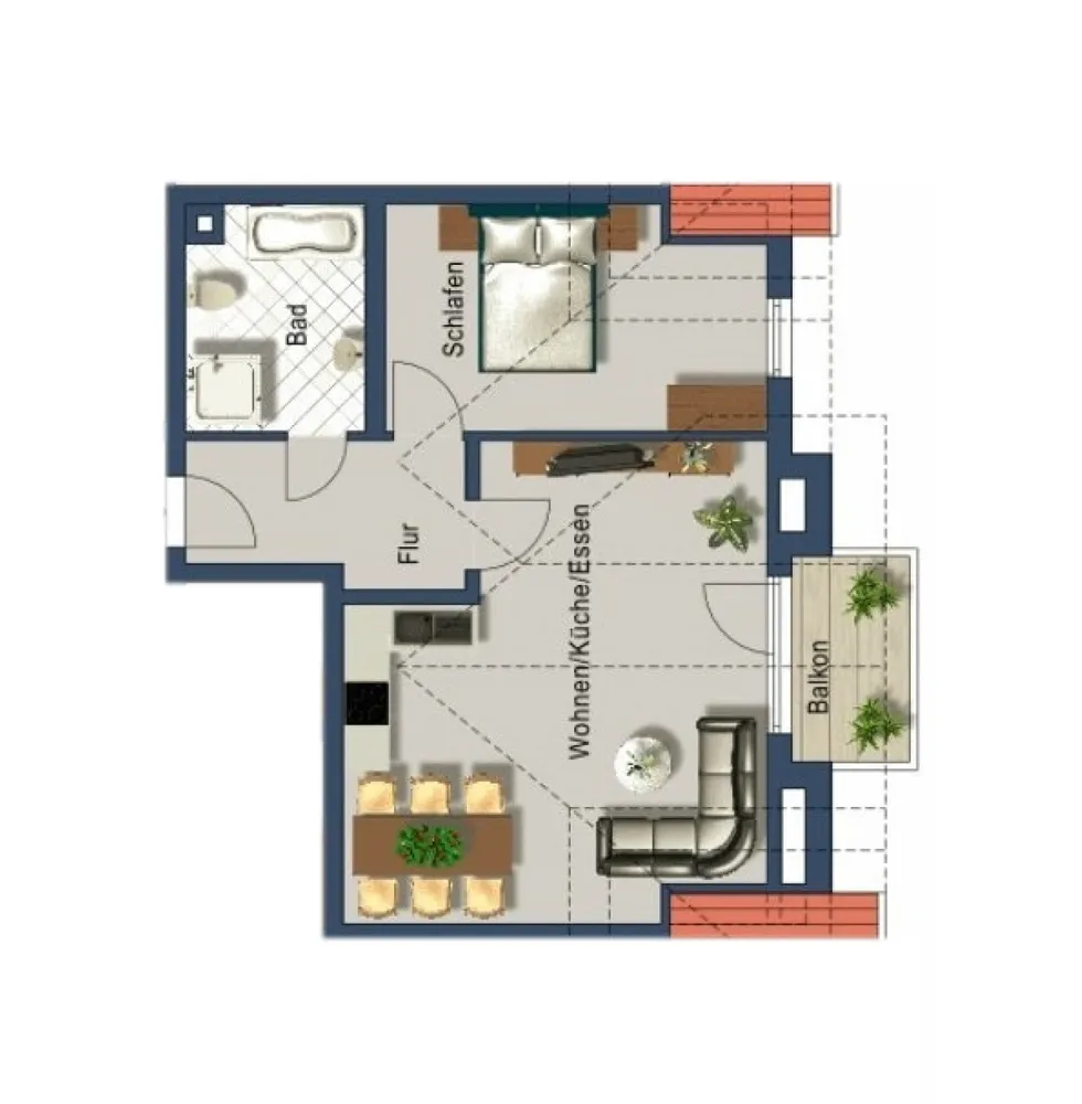 2 Zimmer Wohnung mit 52 m² in Bielefeld – Bild 10