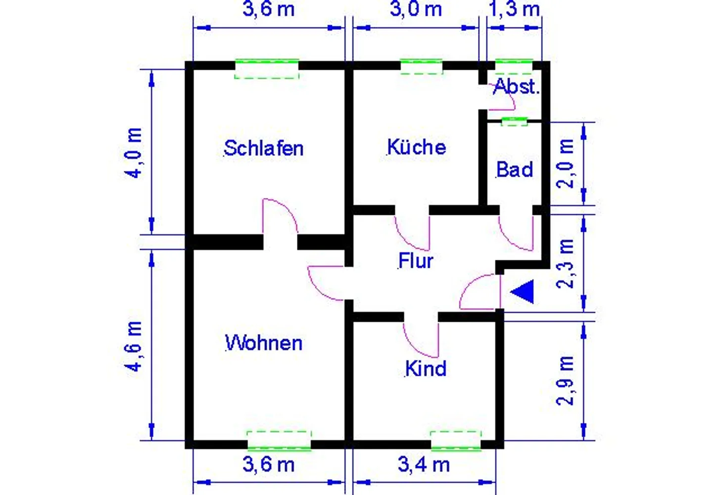 3 room apartment with 60 m² in Magdeburg – Photo 6
