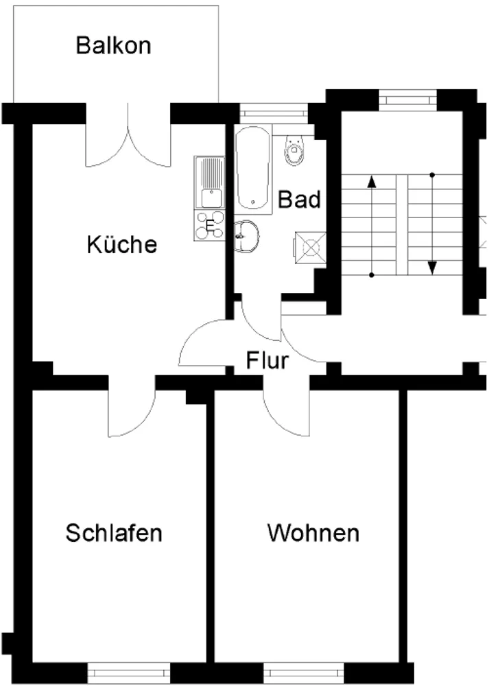 3 Zimmer Wohnung mit 62 m² in Herne – Bild 3