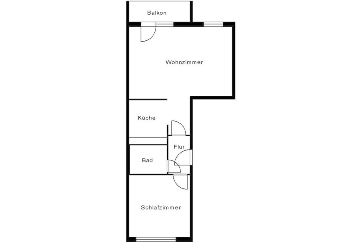 2 Zimmer Wohnung mit 51 m² in Plauen – Bild 2