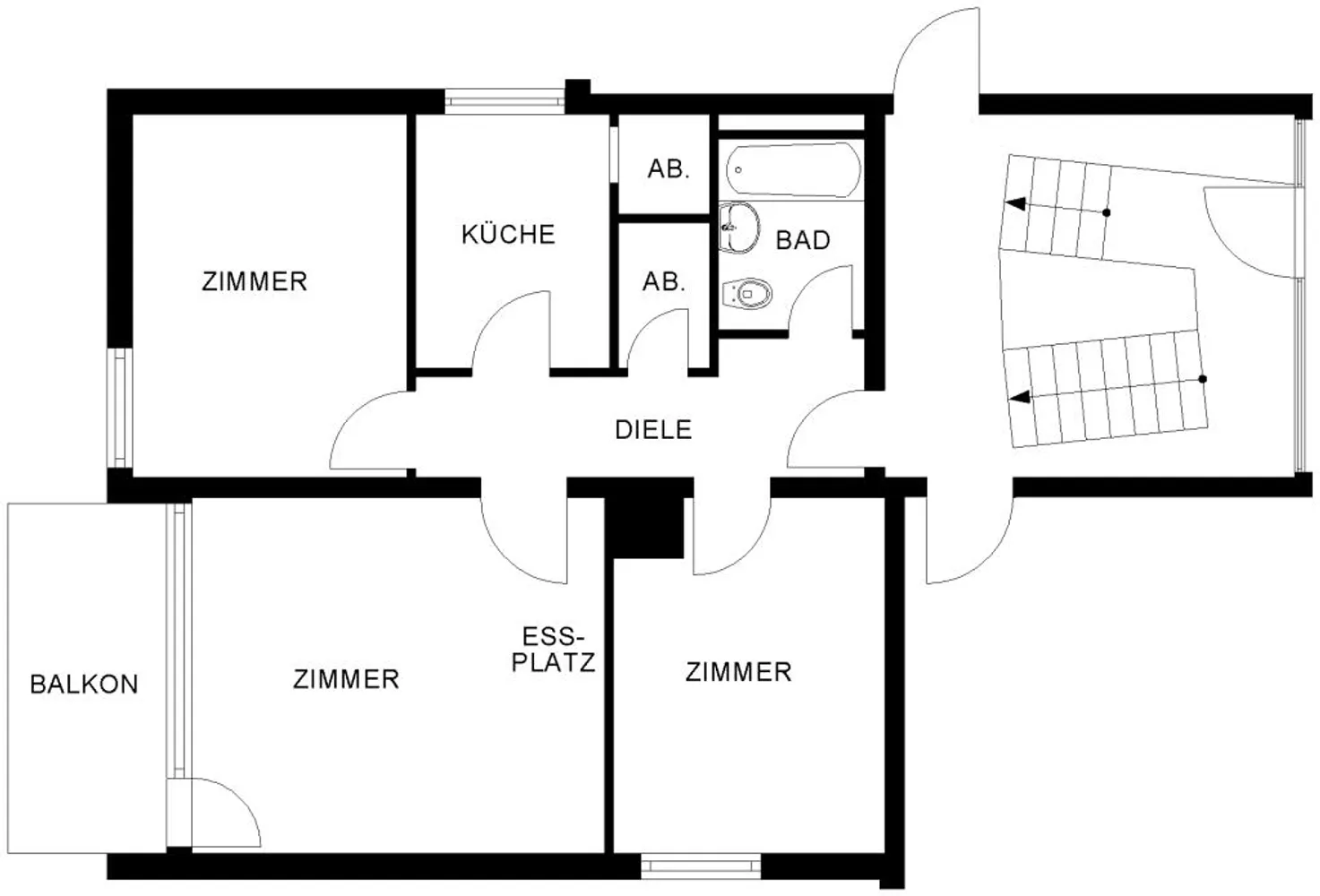 3 Zimmer Wohnung mit 65 m² in Bochum – Bild 2