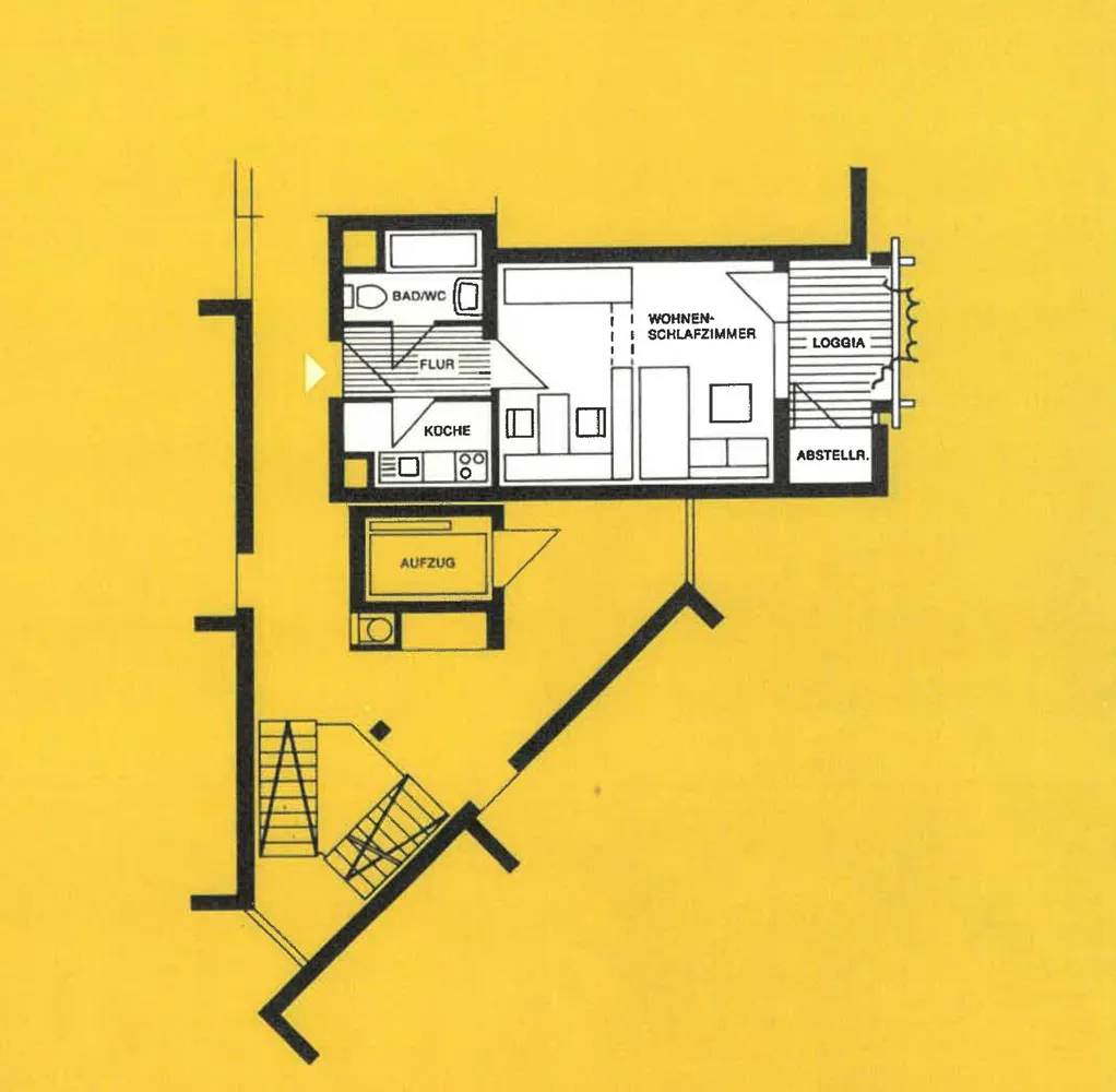 1 Zimmer Wohnung mit 37 m² in Stuttgart – Bild 9