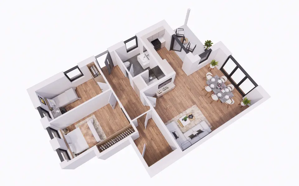 3 Zimmer Wohnung mit 92 m² in Soltau – Bild 7