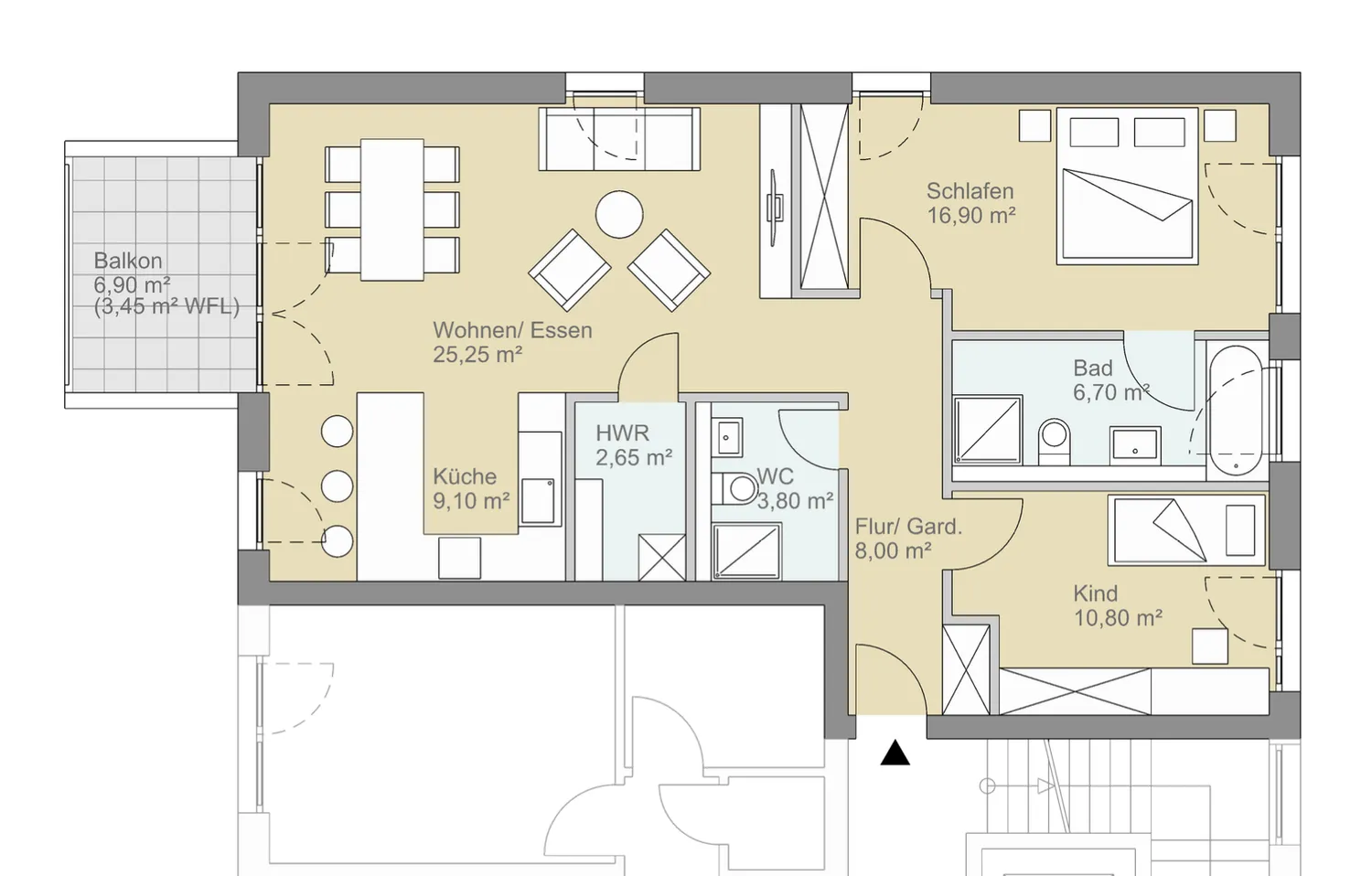 3 Zimmer Wohnung mit 87 m² in Darmstadt – Bild 10
