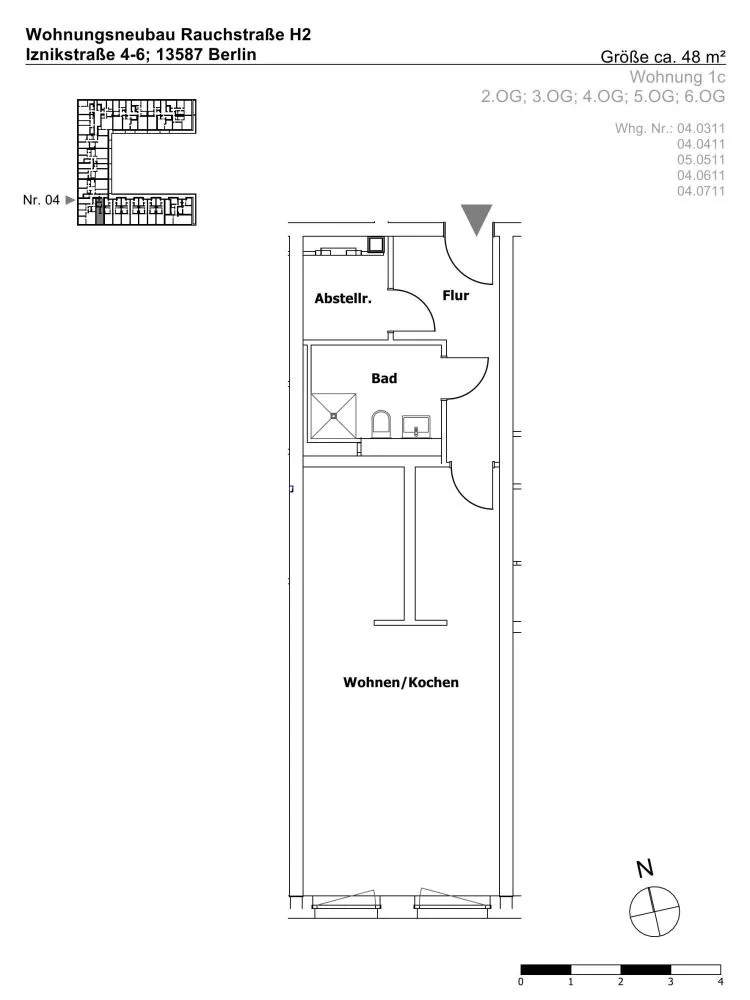 1 room apartment with 48 m² in Berlin – Photo 2