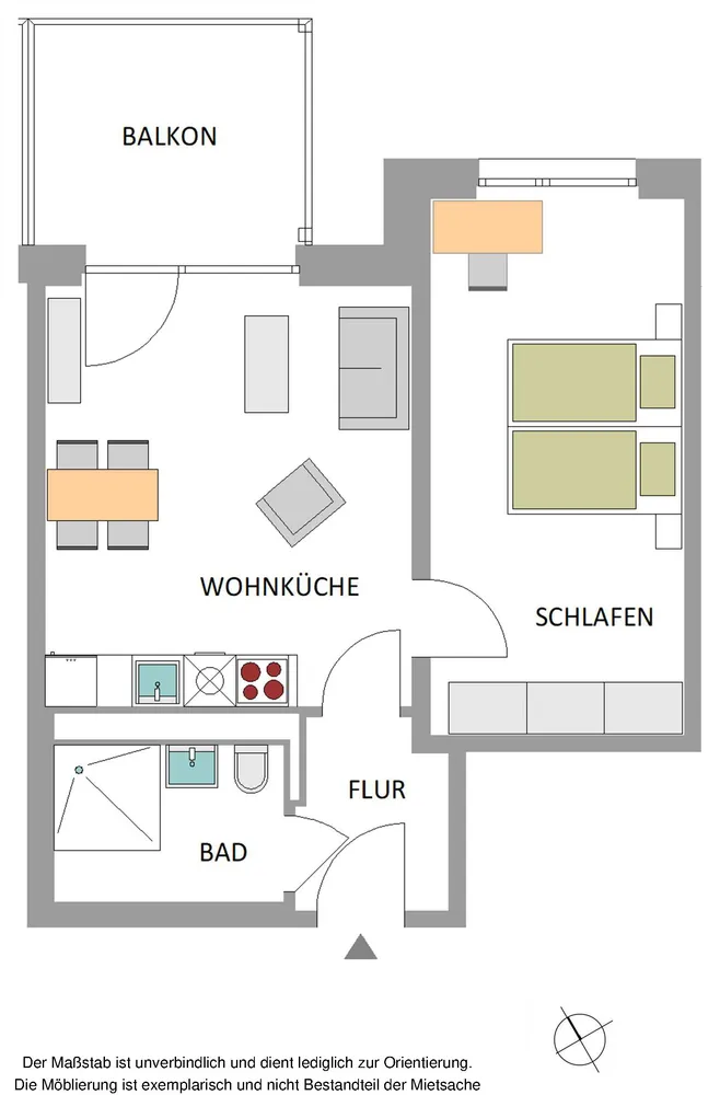 2 Zimmer Wohnung mit 49 m² in Bielefeld – Bild 7